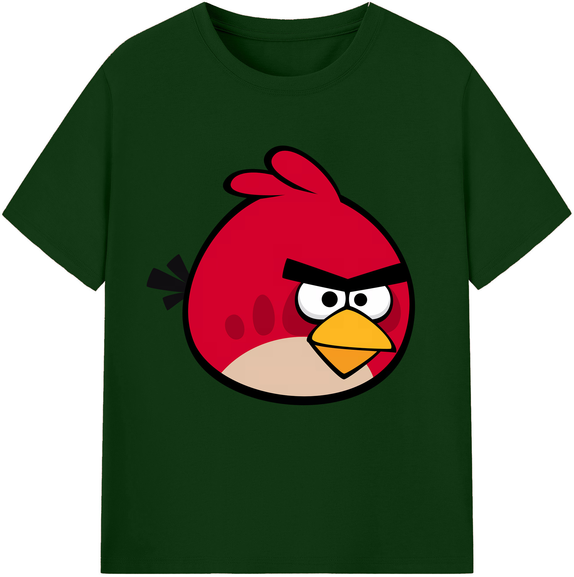 （画像用） Angry Birds アングリーバード 綿100％半袖Tシャツ（フロントプリント）
